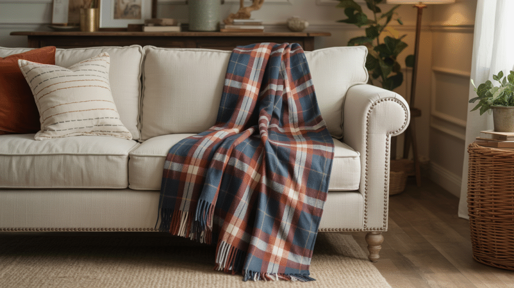 Plaid Throw Blankets