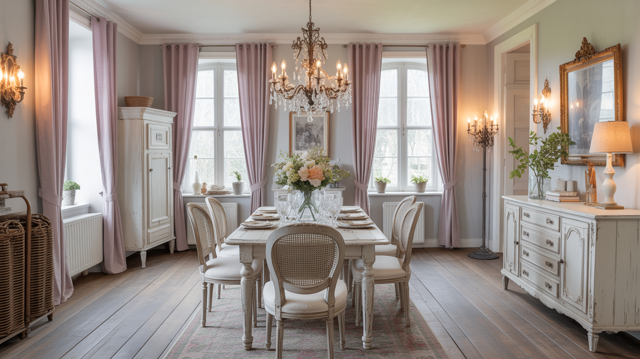 15 Shabby Chic Dining Room Ideas for Timeless Elegance