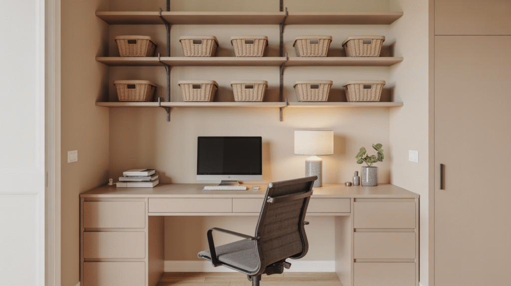 Go Vertical with Wall Shelves