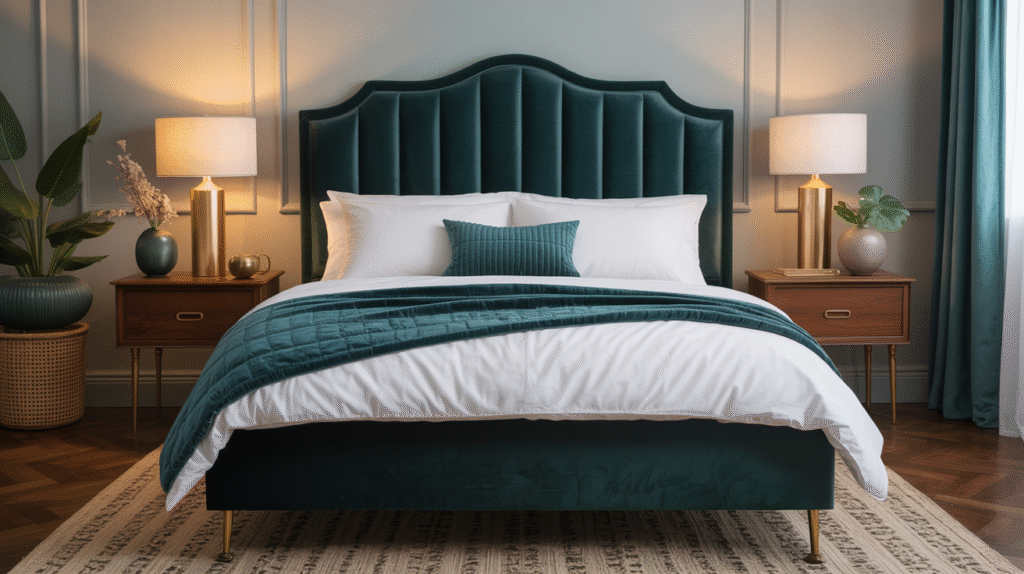 Plush Velvet Headboard