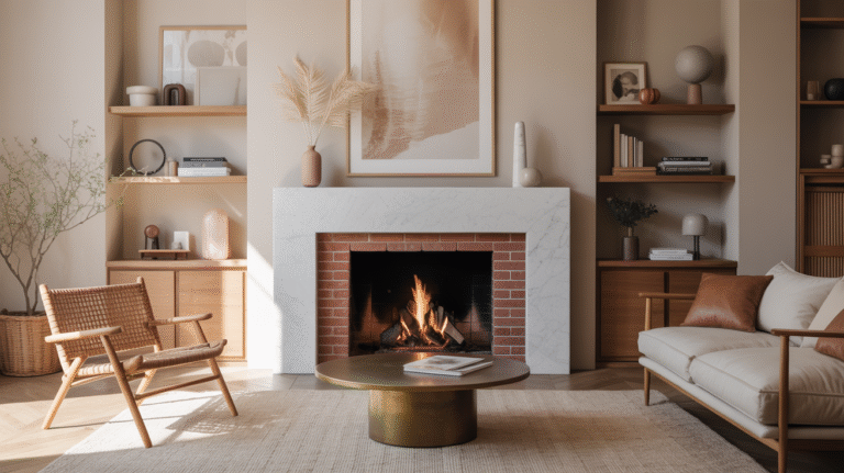 14 Creative Two-Tone Fireplace Ideas for a Fresh, Dynamic Look