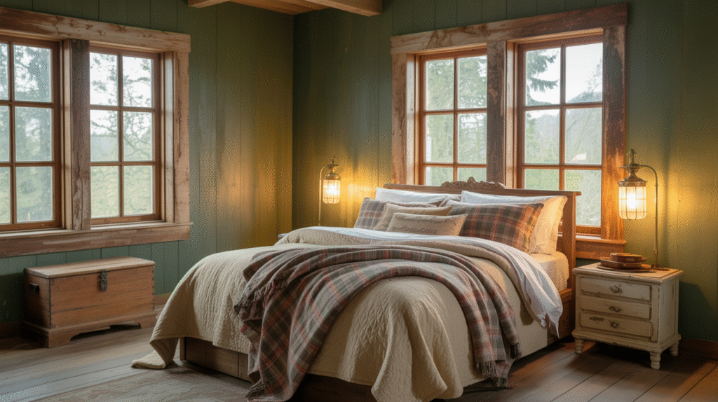 Crisp Fir and Weathered Windowpanes