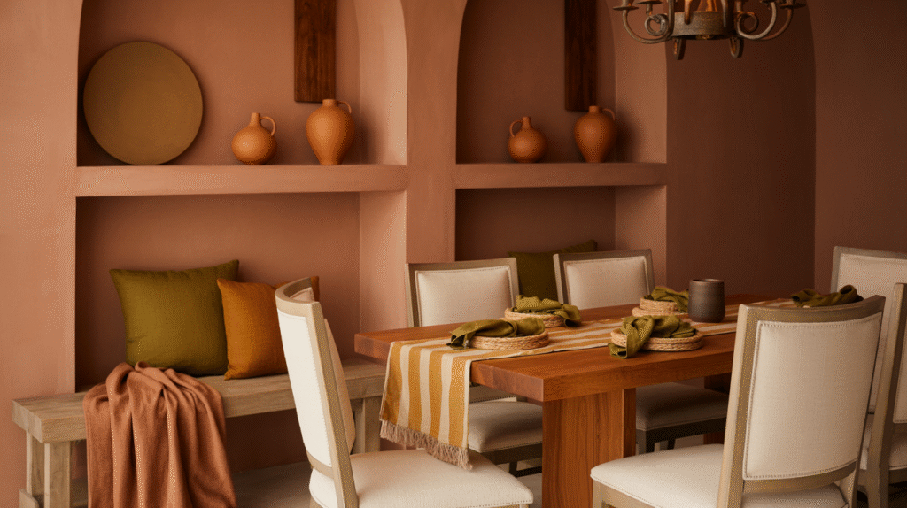 Earth-Tone Palette for Warmth