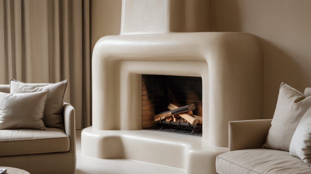 Curved Corner Hearth