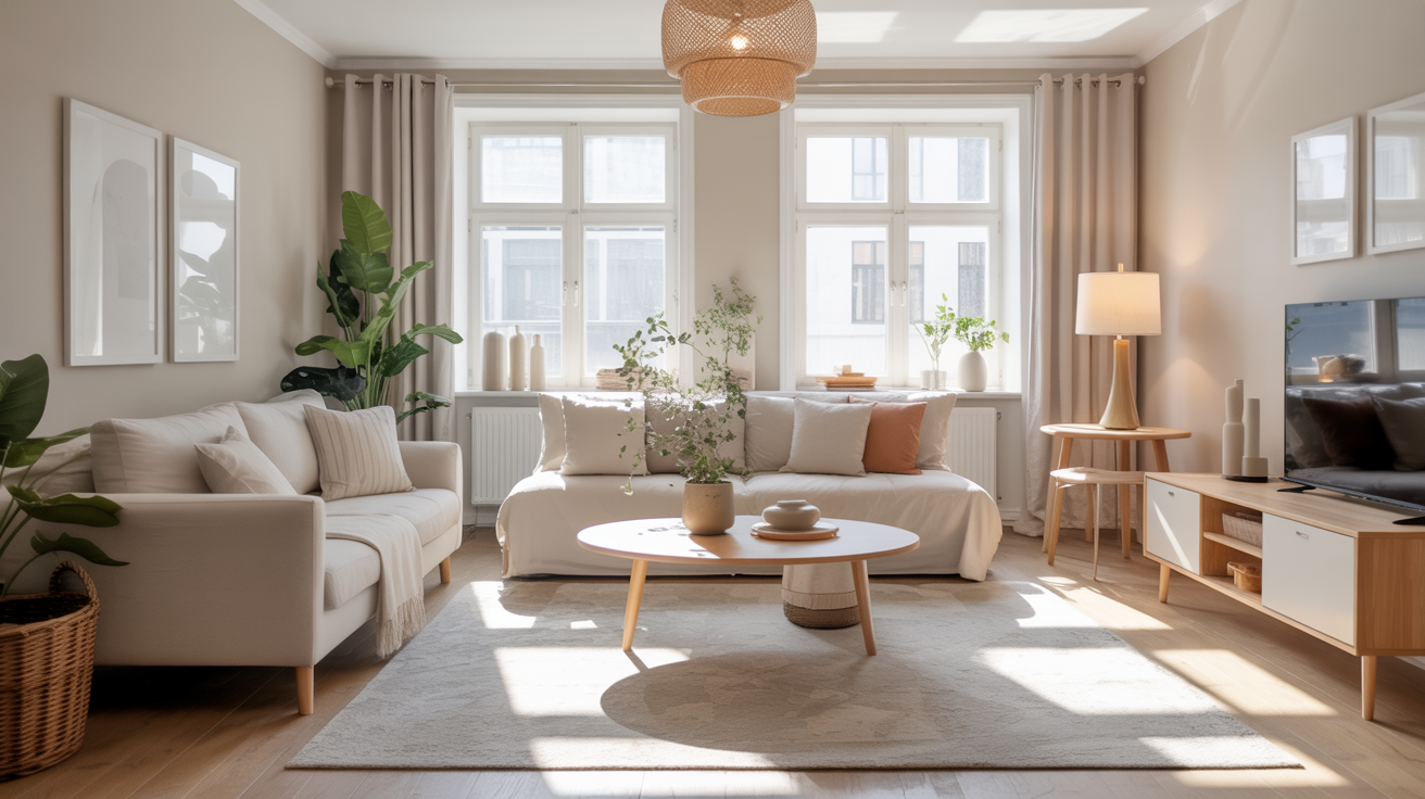 30 Chic Scandinavian Living Room Designs for Comfort and Serenity