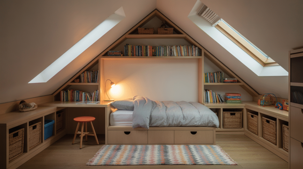 Multi-Functional Attic Rooms