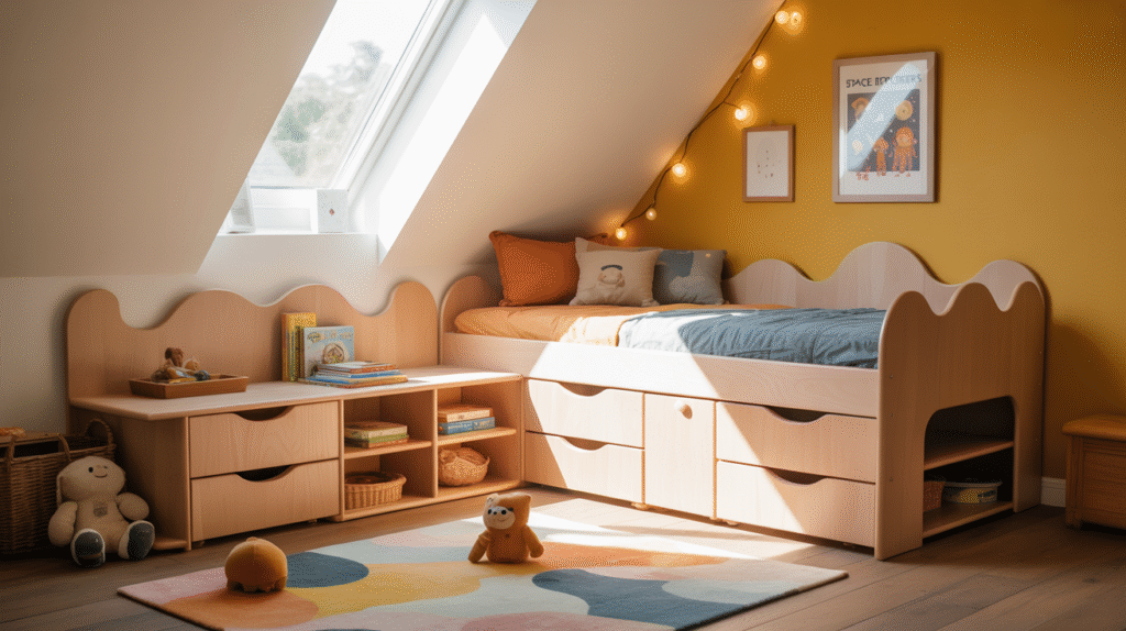 Storage-Integrated Loft Bed