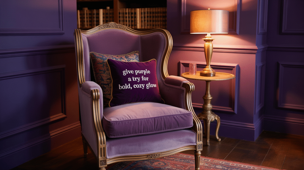 Give Purple a Try for Bold, Cozy Glow
