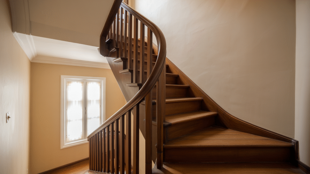 Made-to-Measure Attic Staircase That Doubles as Décor
