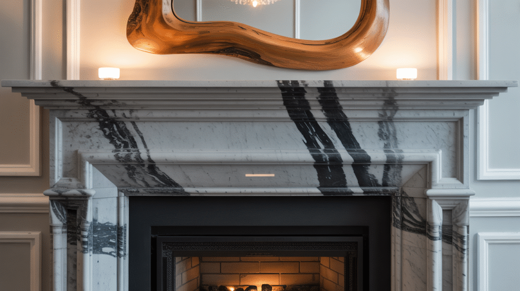 Marble Meets Edgewood Accent