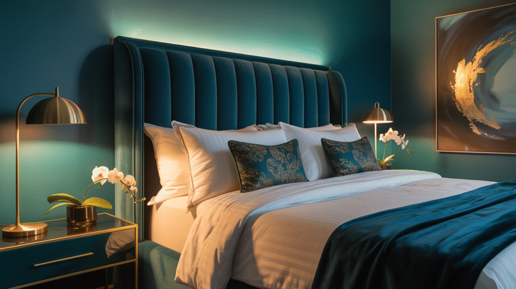 Try Dark Teal for a Dramatic Twist