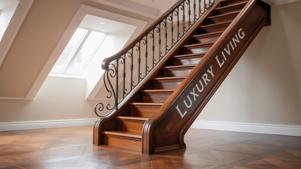 Designer Ladder with Custom Finishes and Handcrafted Details