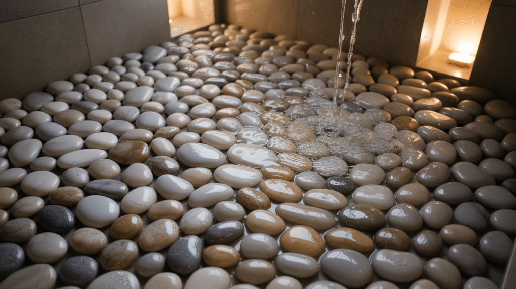 Pebble Stone Shower Floors