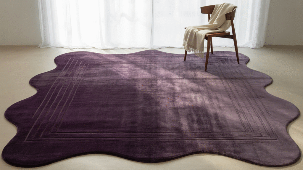 Bold, Cozy Purple Rugs for a Statement