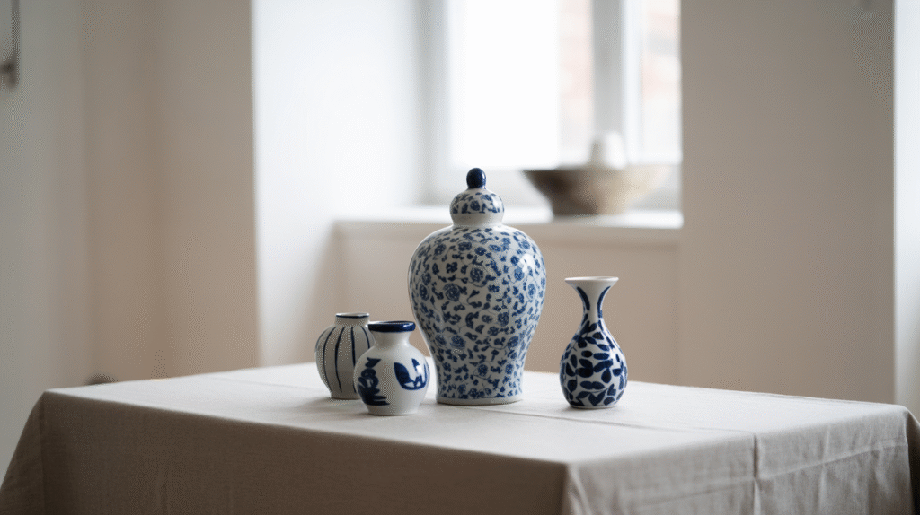 Sprinkle in Blue-and-White Ceramics