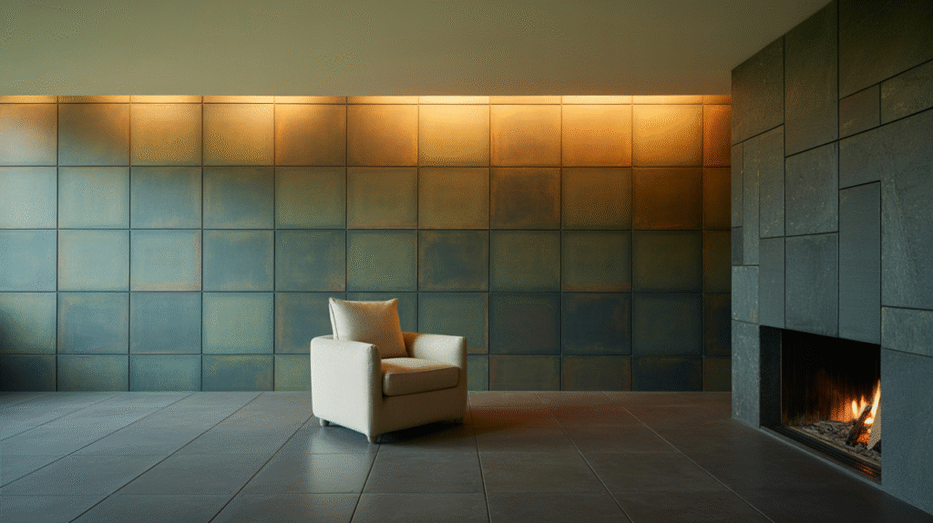 Use Paneled or Textured Walls for Depth