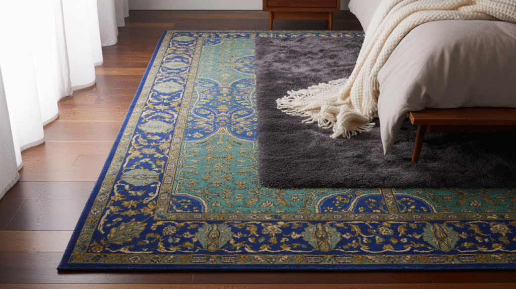 Use Patterned Rugs to Anchor the Space