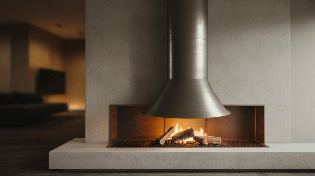 Shiny Metal and Raw Concrete