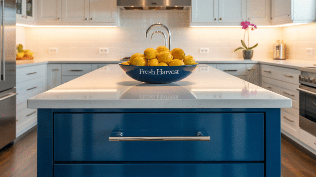 High-Contrast Islands as a Focal Point