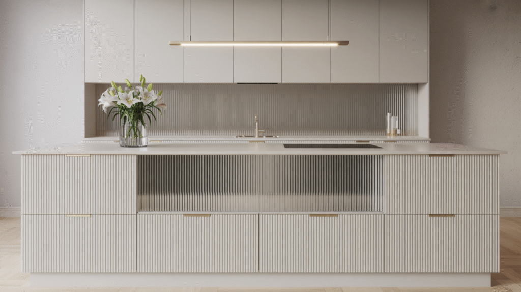 Fluted Panels and Textured Finishes