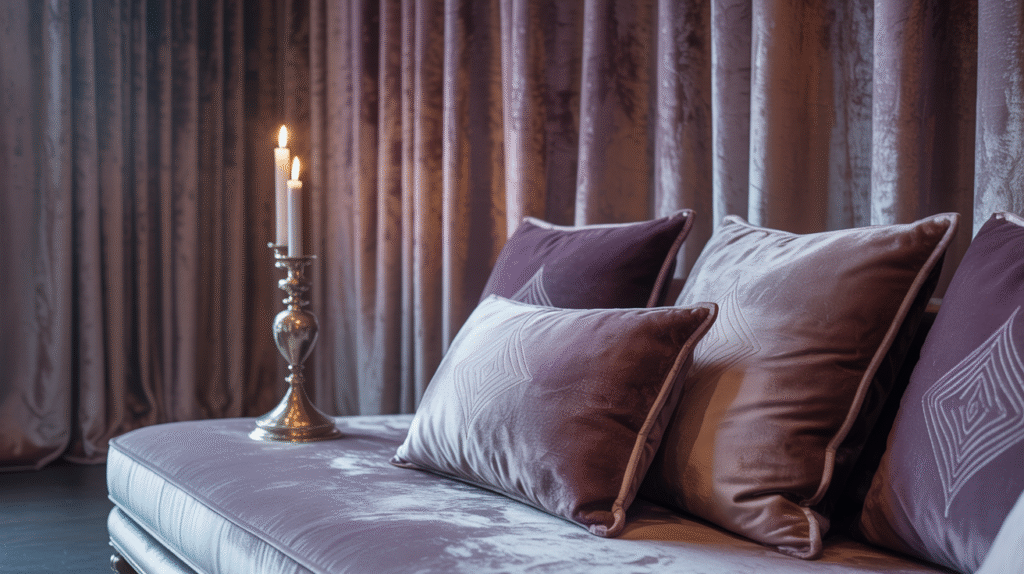 Glam with Velvet Touches for Sophistication