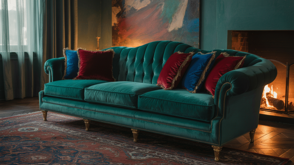 Incorporate Velvet for a Luxe Touch