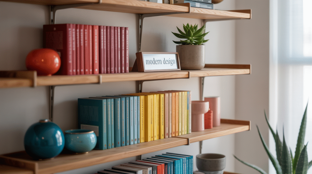 Vibrant Shelving Displays That Showcase Personality