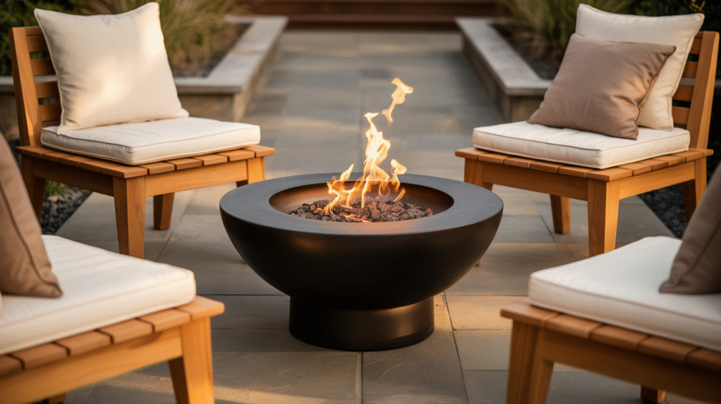 Modern Bowl Firepit