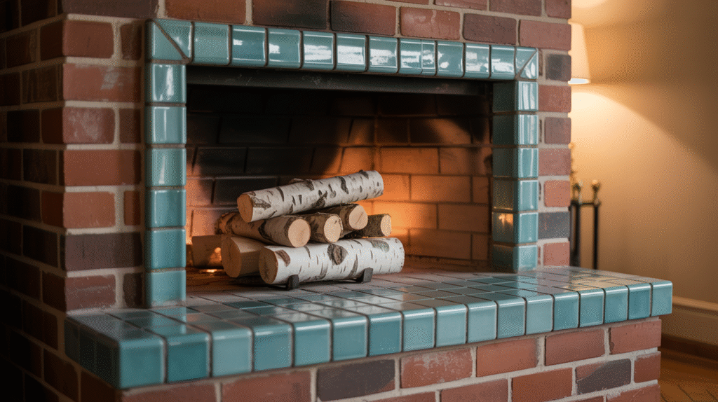 Brick & Aqua Tile Fusion
