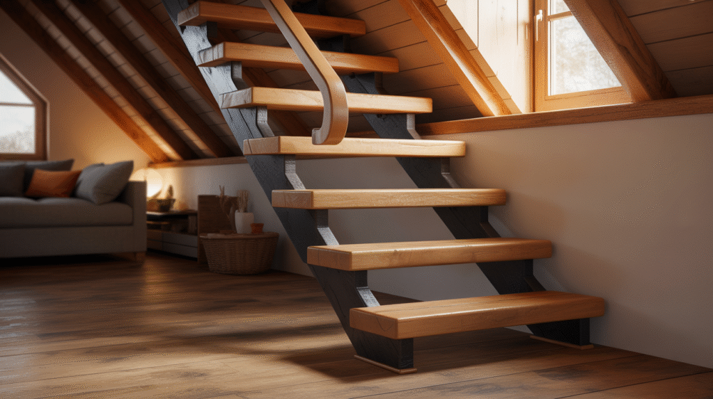 Hybrid Stair-Ladder Combo for Everyday Attic Use