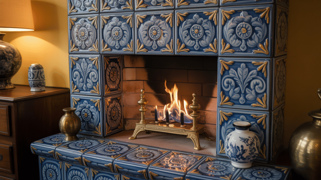 Blue Majolica Surround