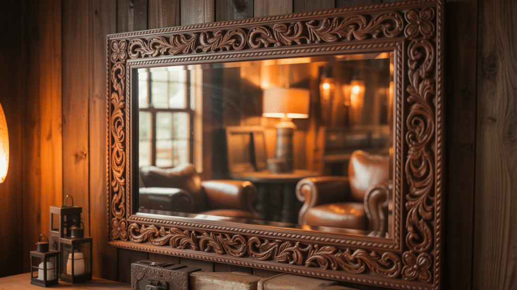 Oversized Western Mirrors