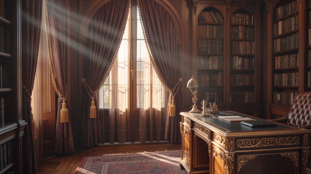 Heavy Curtains or Drapes