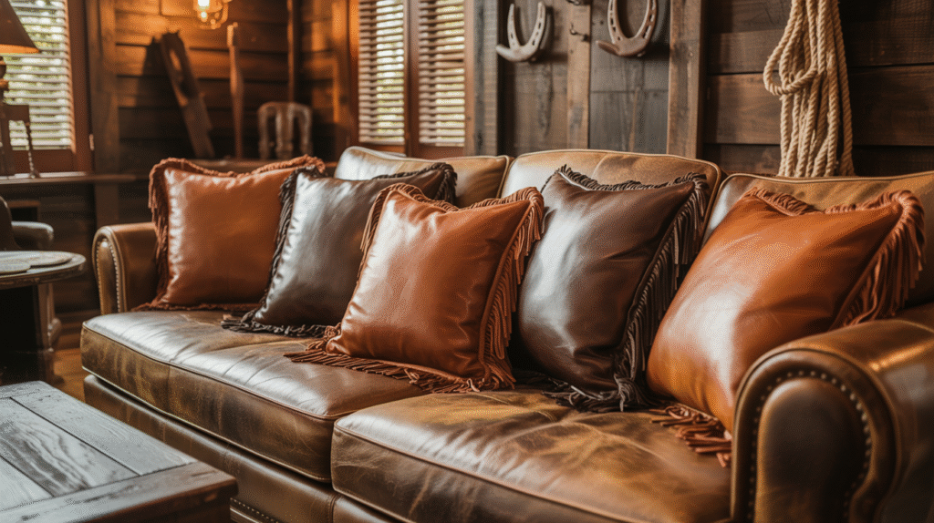 Cozy Throw Pillows with Fringe