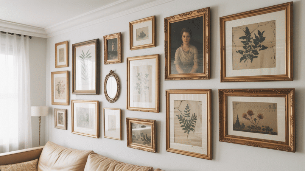 Create a Gallery Wall of Vintage Artwork