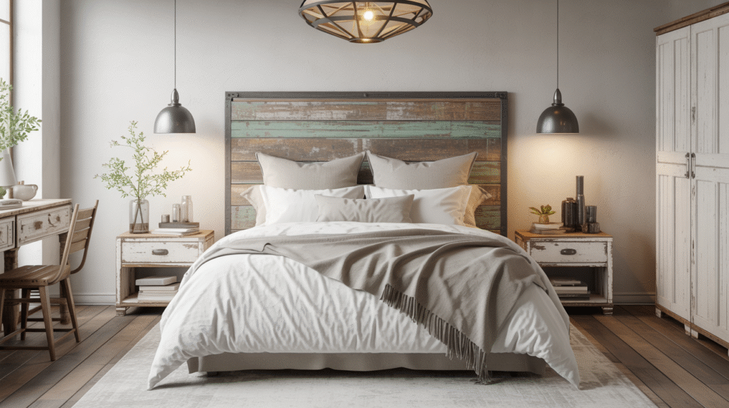 Reclaimed Wood Headboard