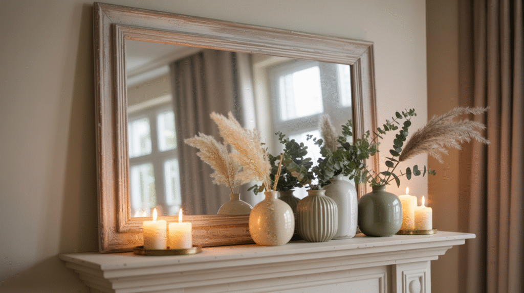 Distressed Wood Mirror