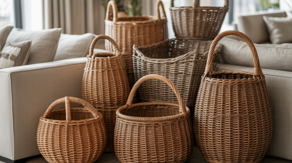 Woven Baskets and Storage