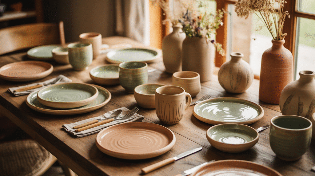 Handmade Pottery for Organic Charm