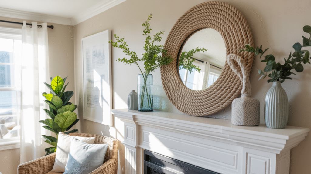 Nautical Rope Decor Brings Textural Coastal Charm and a Stylish Focal Point