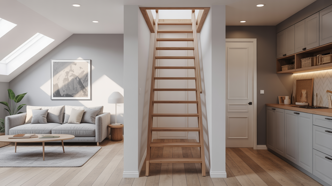 14 Attic Ladder Ideas That Blend Safety & Style