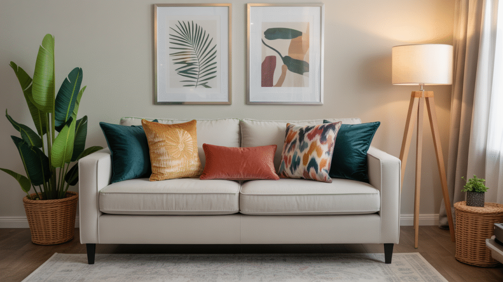 Bold Accent Pillows for Instant Pops of Color