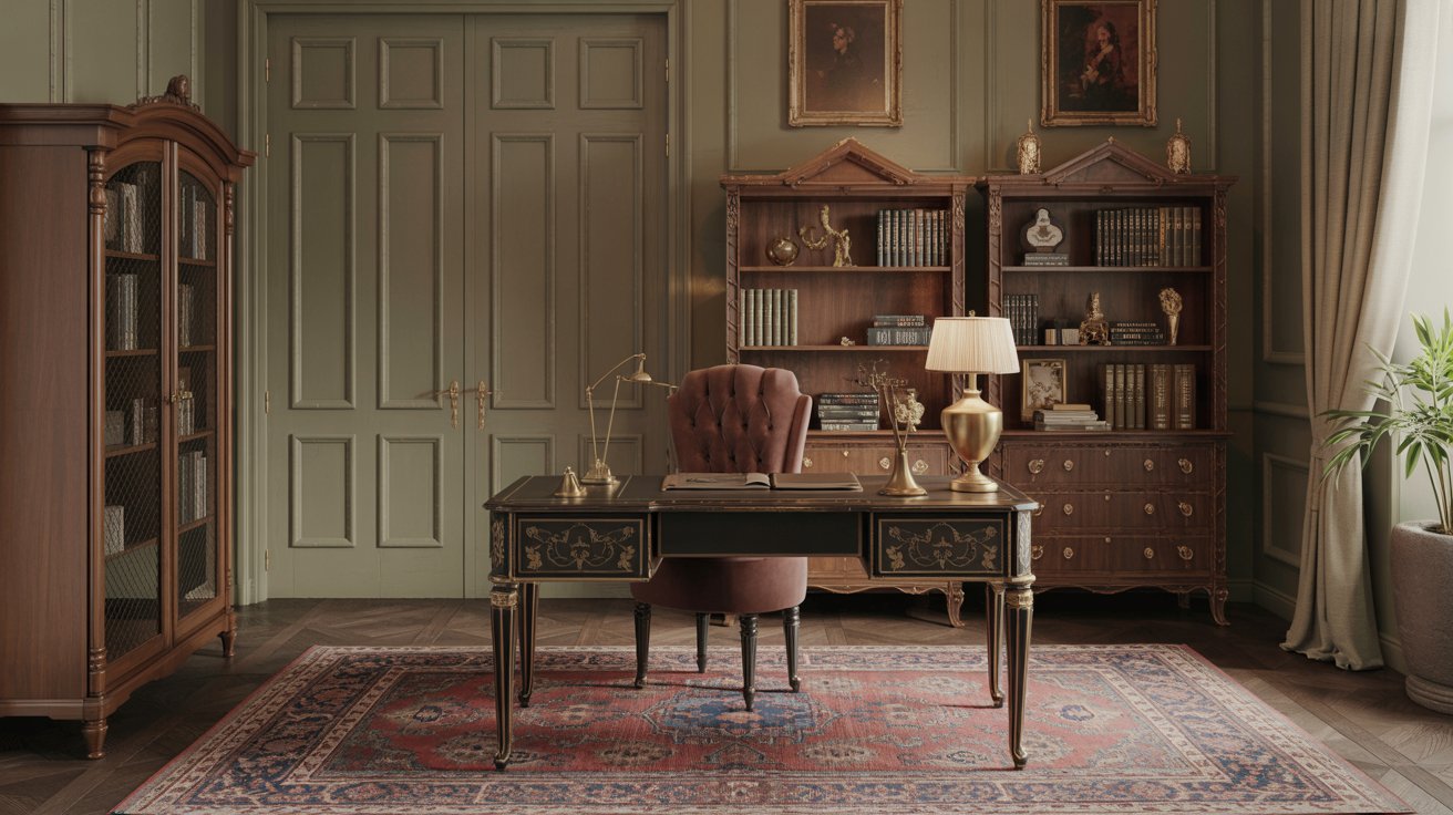 10 Classic Victorian Home Office Decor Ideas for a Regal, Productive Space