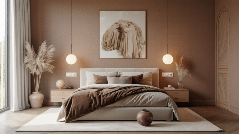 Elegant and Earthy: 20 Light Brown Bedroom Walls That Feel Effortlessly Luxe