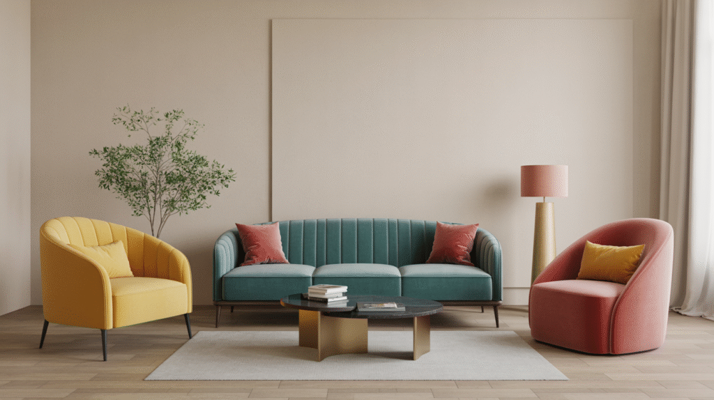 Vibrant Furniture Centerpieces That Steal the Show