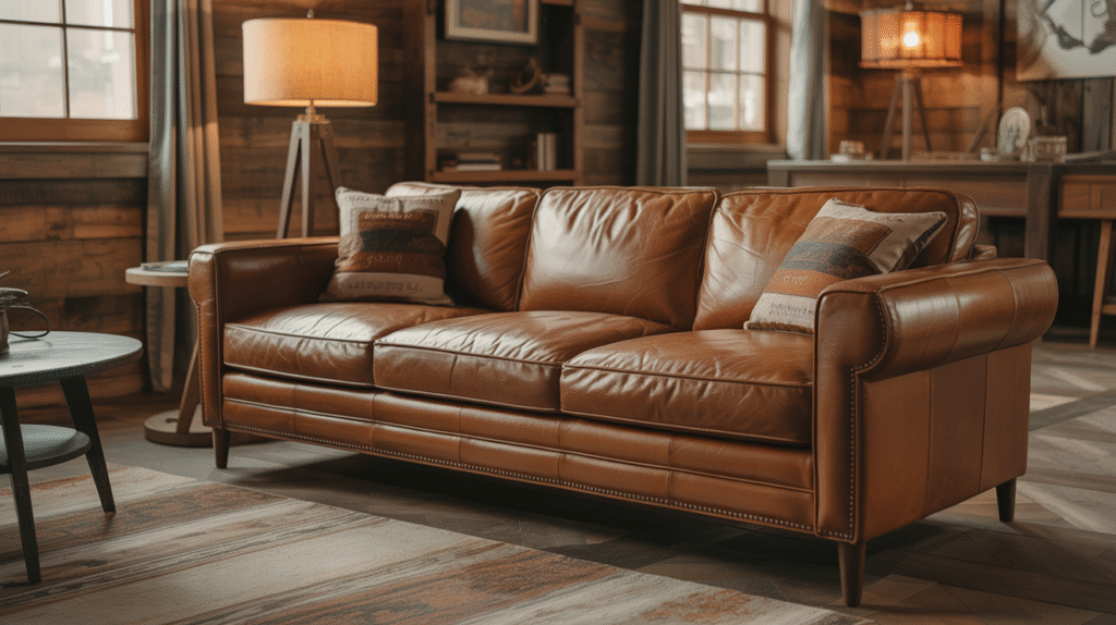 Distressed Leather Sofas