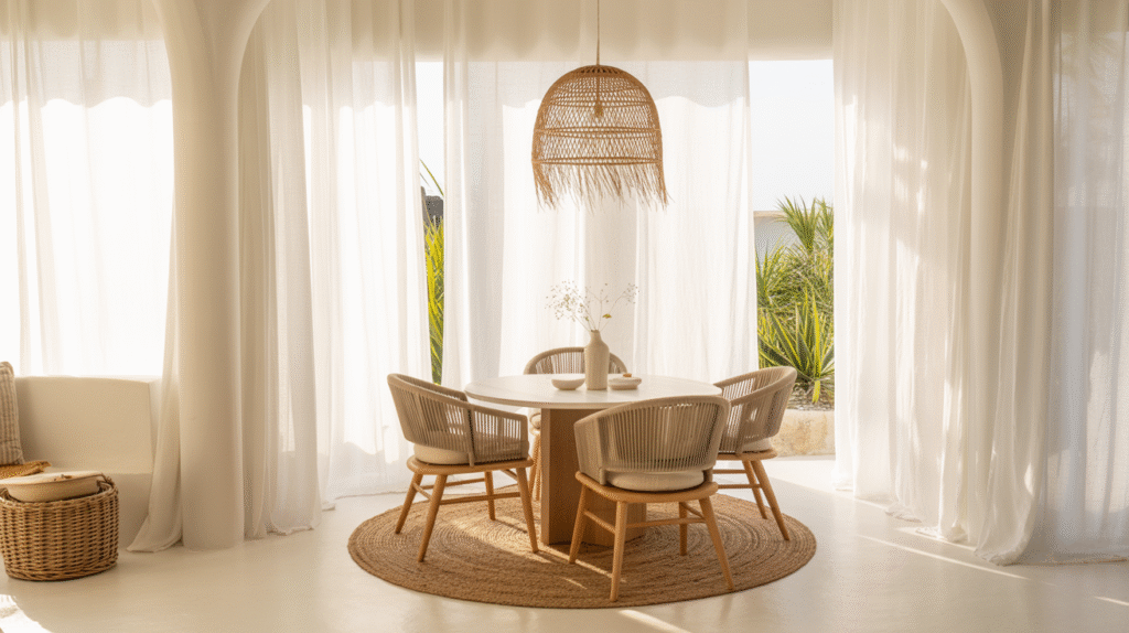 Soft Sheer Curtains for Airy Vibes