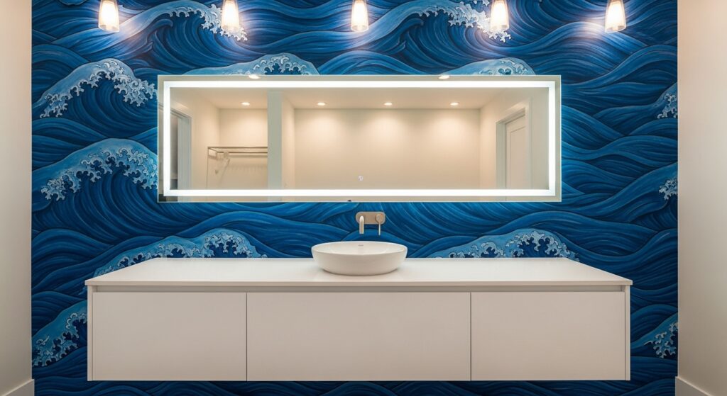 Bold Bluescape Accent