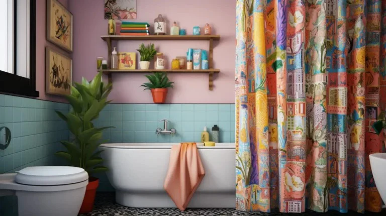Colorful Shower Curtain