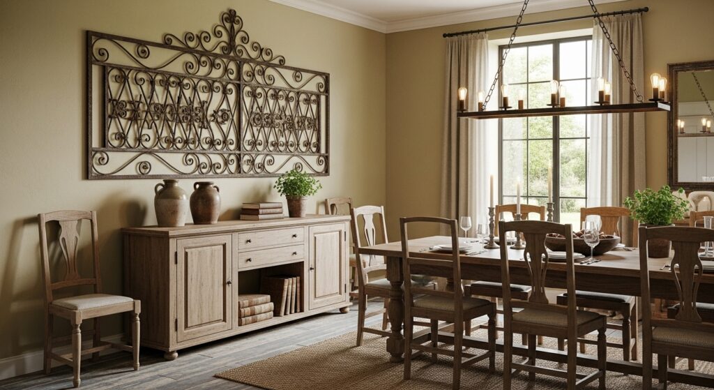 Ornate Iron Wall Décor